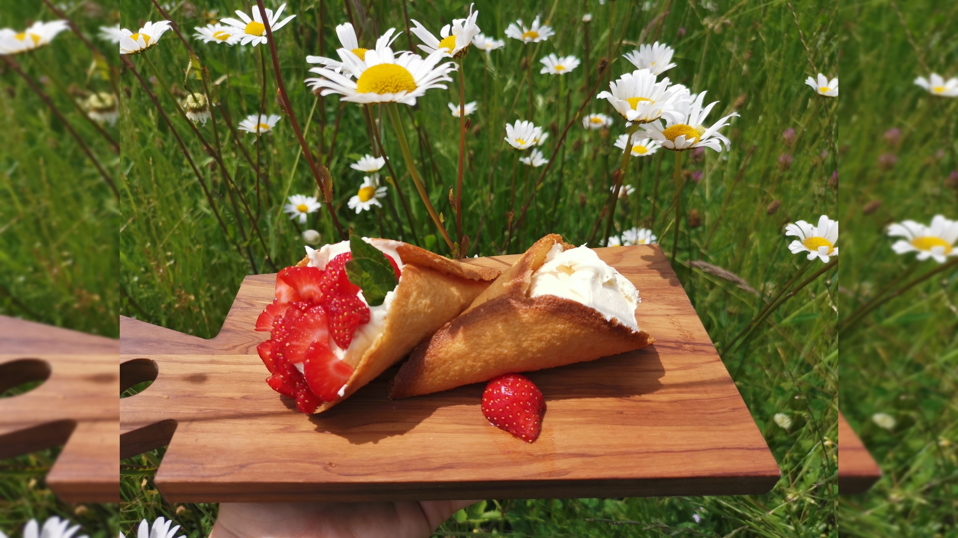 Cornet de Murat aux fruits rouges