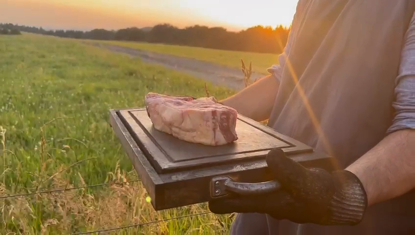 Morceau de viande 100% Salers, à partager